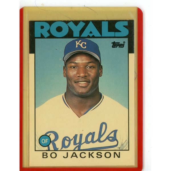 Bo Jackson Royals TOPPS 50T Baseball Card 1986