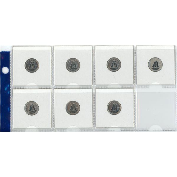 Canadian 10 Cent Coins From 2010-2016