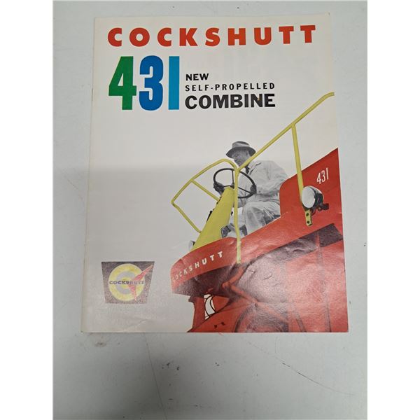 Cockshutt 431 combine brochure