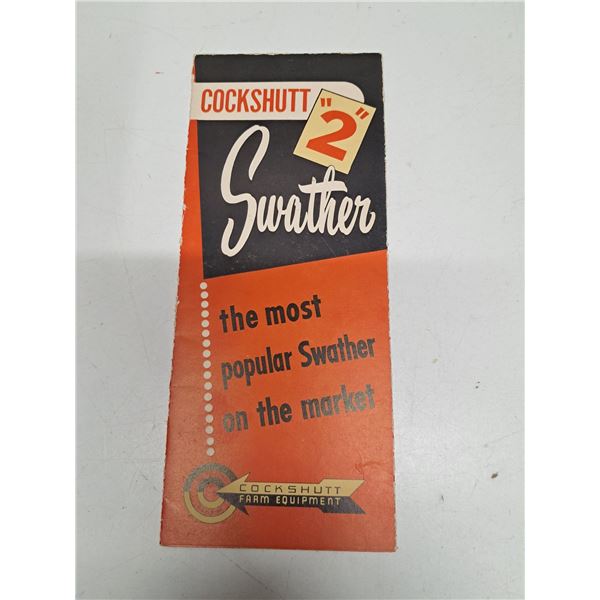 Cockshutt “2” swather – folder brochure