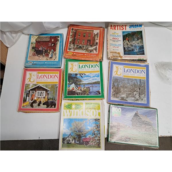 (8) puzzles (2) Norman rockwell model T