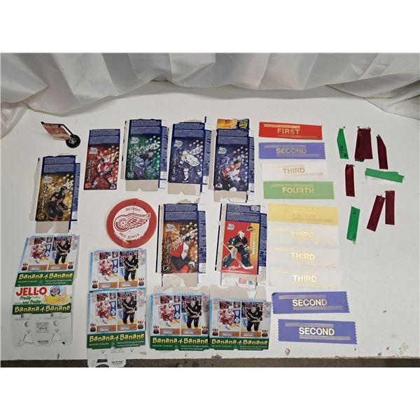 Kraft hockey cards jello  cards ribbons misc