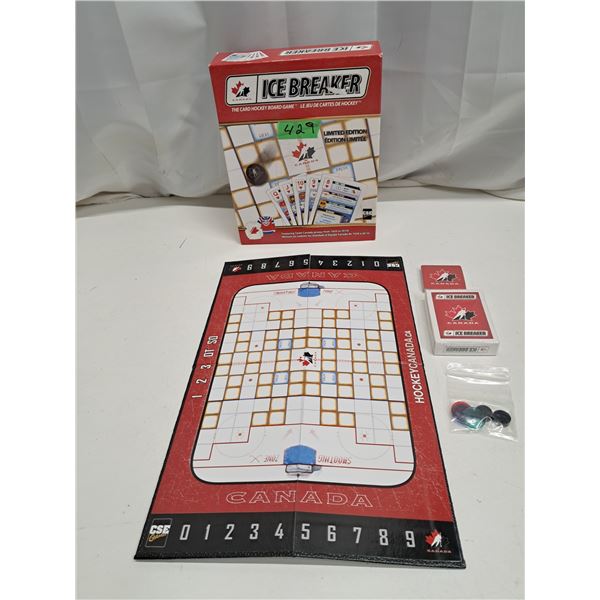 Canada ice breaker the card hockey board game limited edition