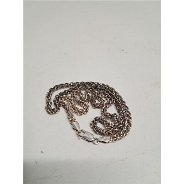 (1) 10” long necklace stamped 9.25 Italy