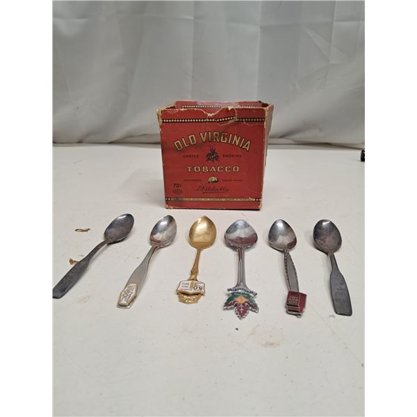 Rare old virginia paper tobacco box producers others
