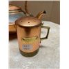 Image 3 : Solid Copper Salt and Pepper Shakers and Tea Kettle