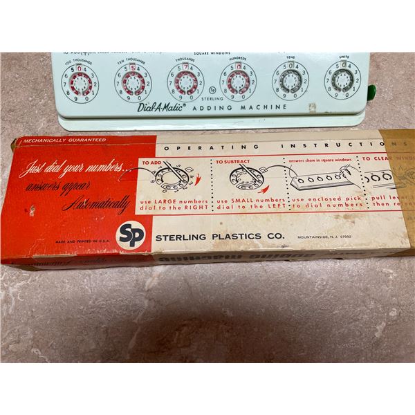Dial-A-Matic Adding Machine