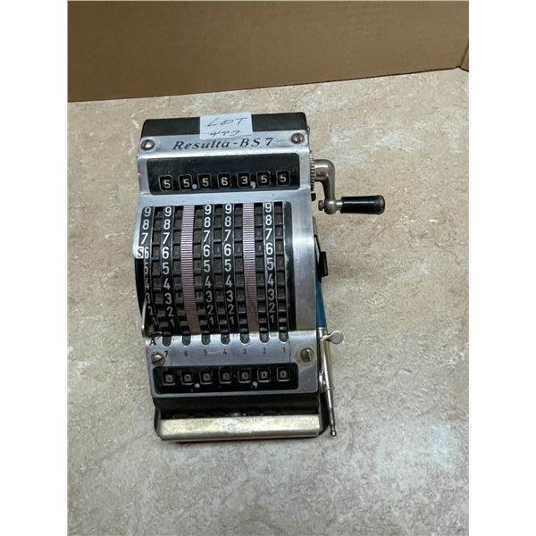 Resulta - B S 7 Adding Machine