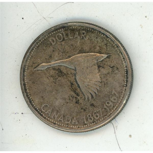 1967 Canada One Dollar Coin.