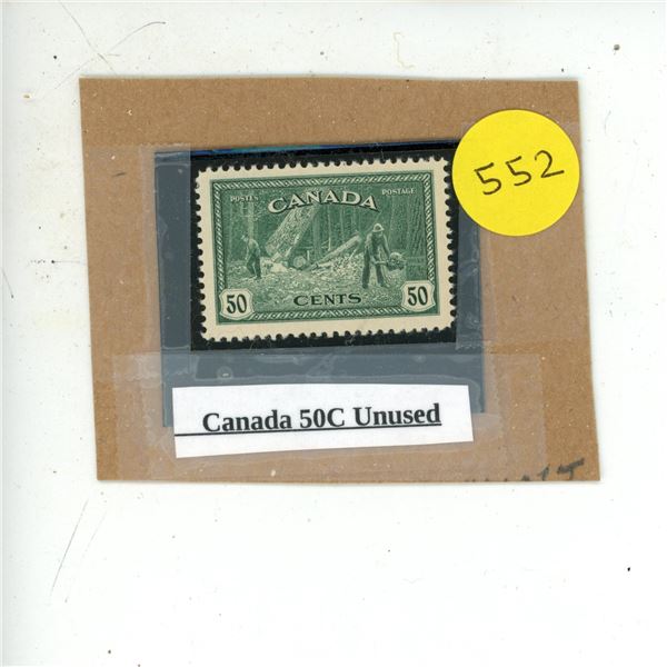 Canada 50C Unused.