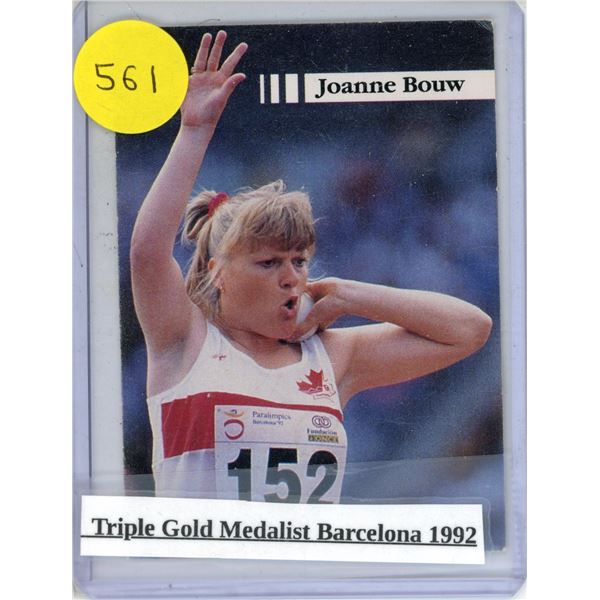 Triple Gold Medalist Barcelona 1992.