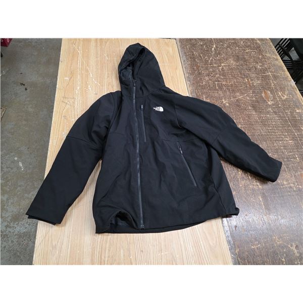 “The North Face” warm men’s Parka with attached hood and cellphone pocket