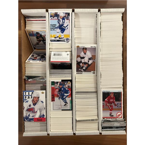 Large Box of Assorted Hockey Cards