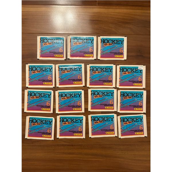 1995-96 Panini Sticker Packs (15)
