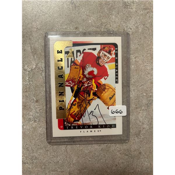Trevor Kidd - Autographed Hockey Card
