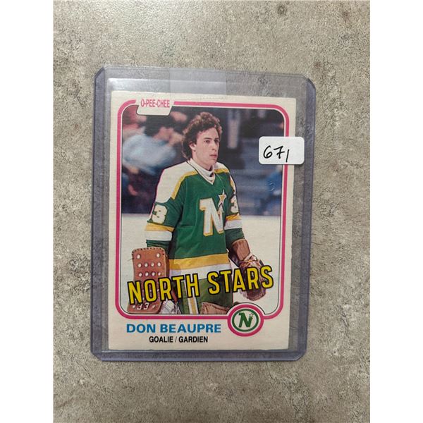 Don Beaupre - Rookie Card