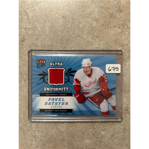Pavel Datsyuk - Jersey Card