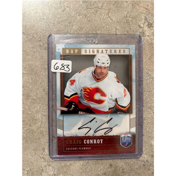 Graig Conroy - Autographed Hockey Card