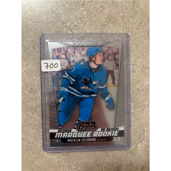 Macklin Celebrini - Rookie Card