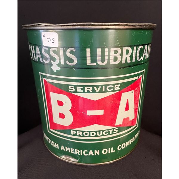 LOT # 712......5 lb. B/A (Bowtie) Grease Can