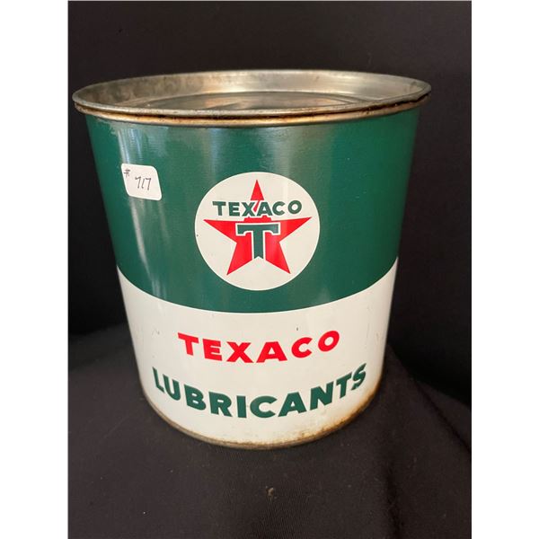 LOT # 717.......5 lb. Texaco Grease Can