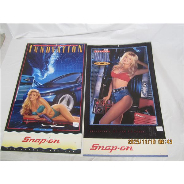 759. 1993 and 1994 Snap On Swimsuit Calendars
