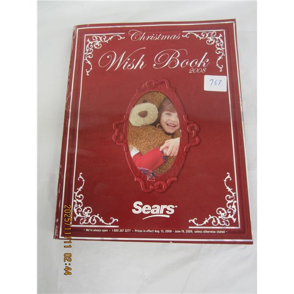 763. 2008 Sears Christmas Wish Book Catalogue