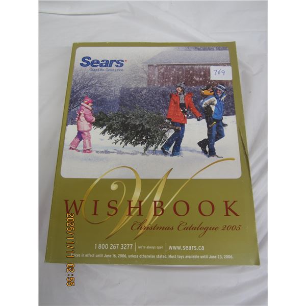 769. 2005 Sears Wish Book Christmas Catalogue