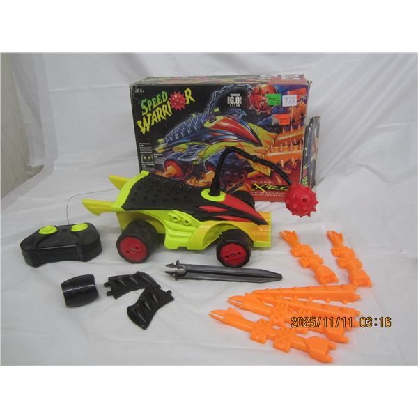 773. Vintage Street Warrior Remote Control Car with Original Box