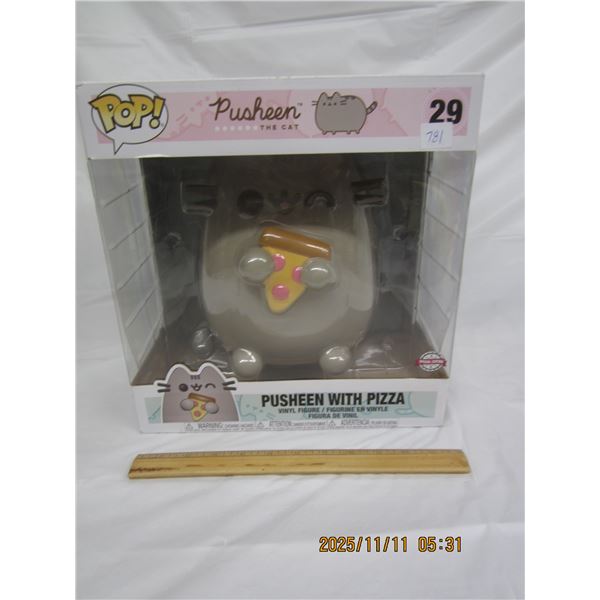 781. Extra Large Pusheen Funko Pop in the Original Box the Box is 13 inches Tall 12 inches Wide 8 in