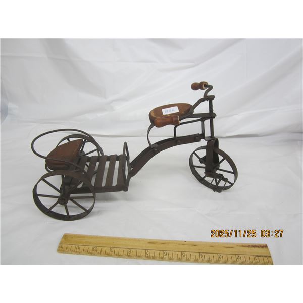 826. Vintage Ornamental Metal Bicycle