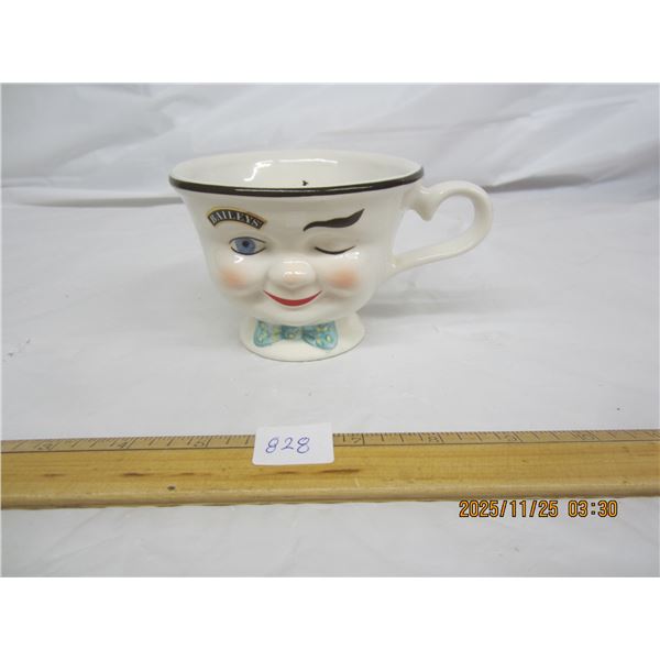 828. Vintage Bailey's Irish Cream Winking Male Teacup