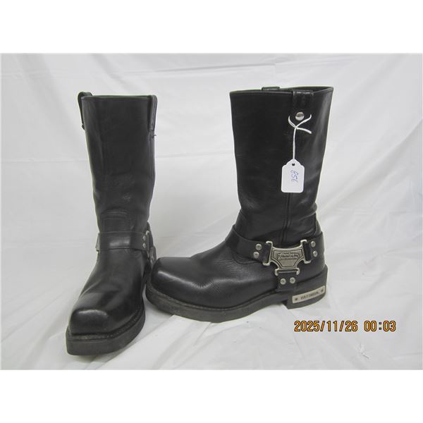 856. Genuine Harley Davidson Boots Size 9 Great Condition