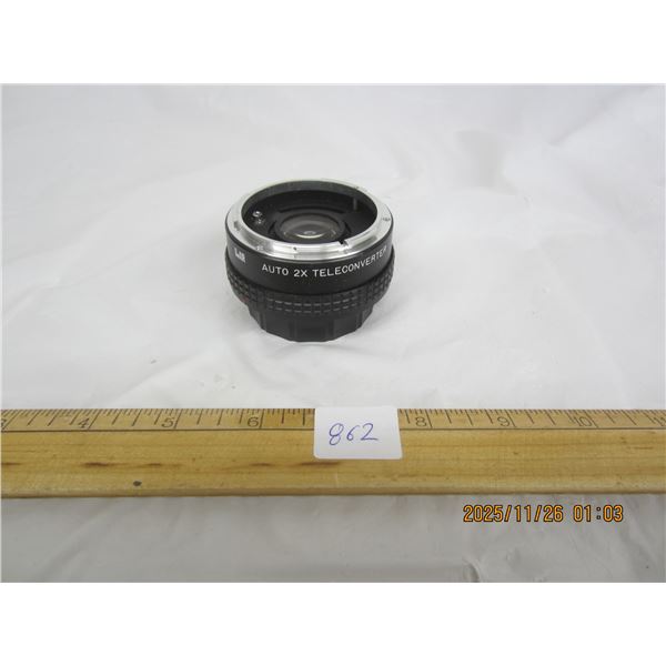 862. De Jur Auto 2X Teleconverter For 35mm Camera