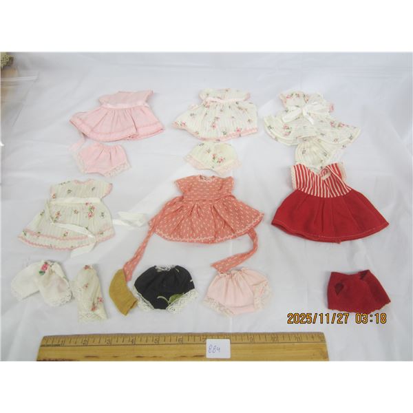 884. Lot of Handmade 1960's Barbie Doll Clothing