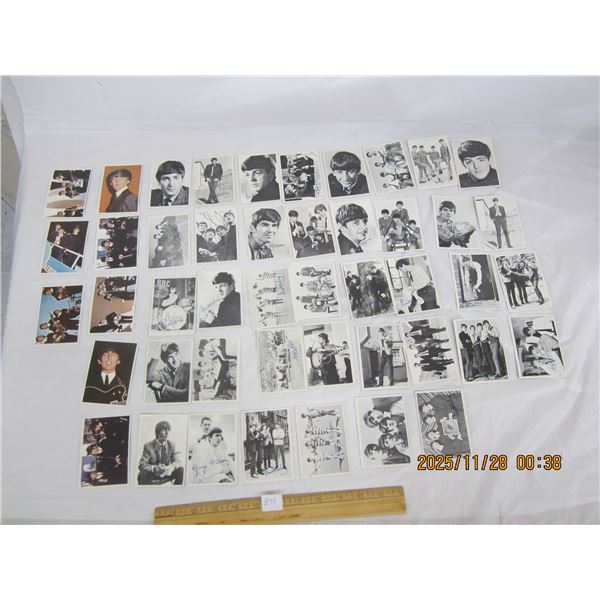 891. Vintage 1960's Beatles Trading Cards 38 From Set 1 and 8 Special Edition Cards Rare Lot