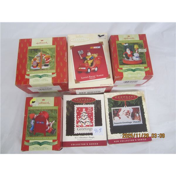 905. Vintage Hallmark Christmas Decorations in the Original Boxes