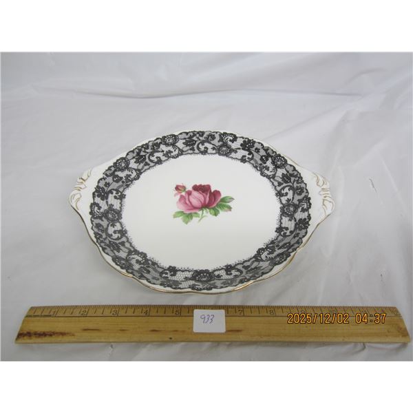933. Rare Royal Albert Senorita Cake or Cookie Tray Mint No Cracks or Chips