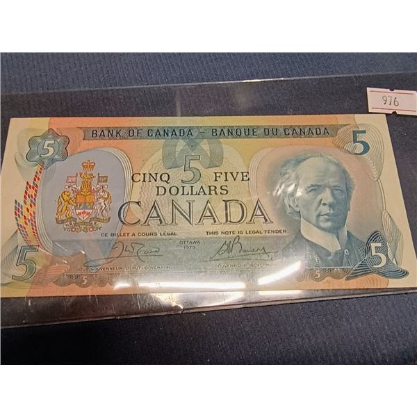 1979 Canada $5 Banknote. Crow-Bouey.30519273959. Uncirculated