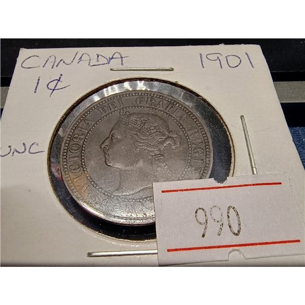 1901 Canada Large Cent. Uncirculated