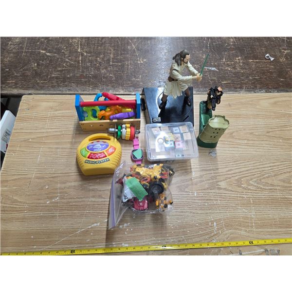 Lot of toys- starwars piggy bank
