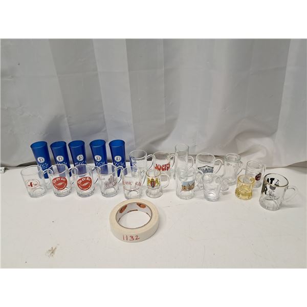 "glass wine cups" 20 piece