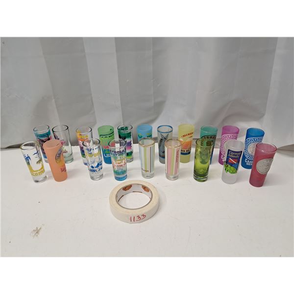 "glass wine cups" 20 piece
