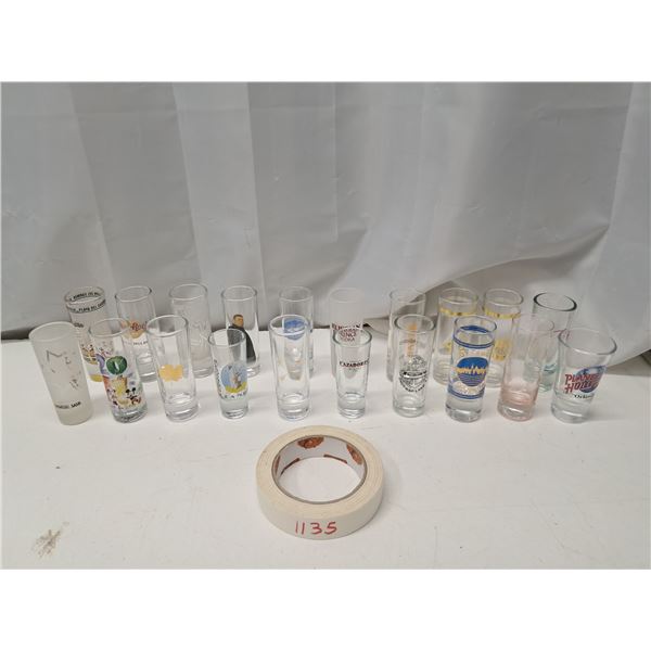 "glass wine cups" 20 piece
