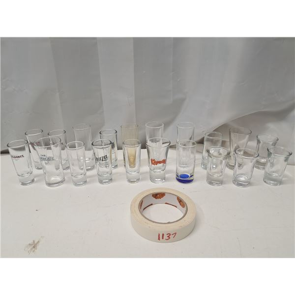 "glass wine cups" 20 piece