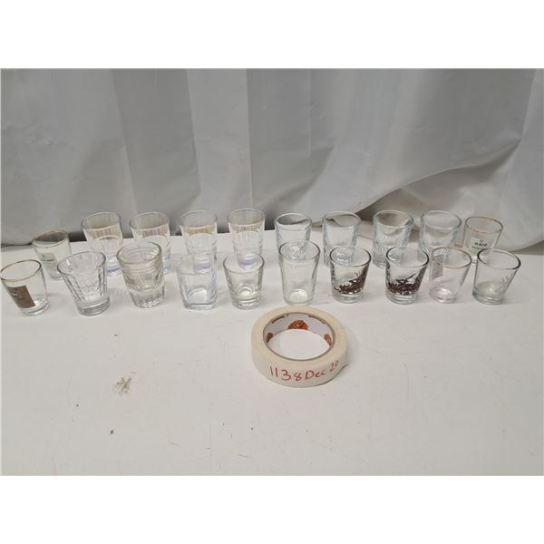"glass wine cups" 20 piece