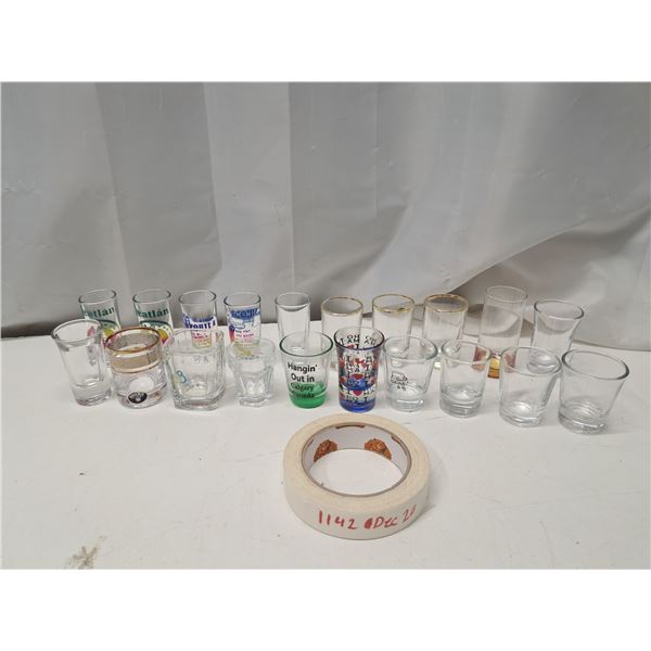"glass wine cups" 20 piece