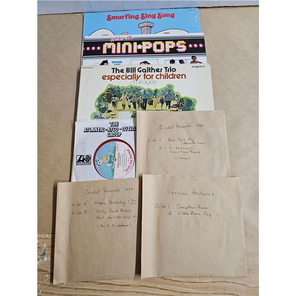 (7) Vintage Vinyl Children’s Records