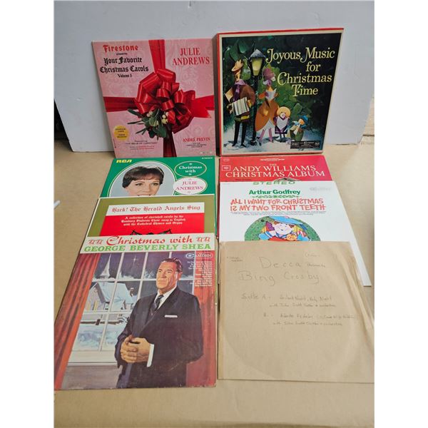 (11) Vintage Vinyl Christmas Albums