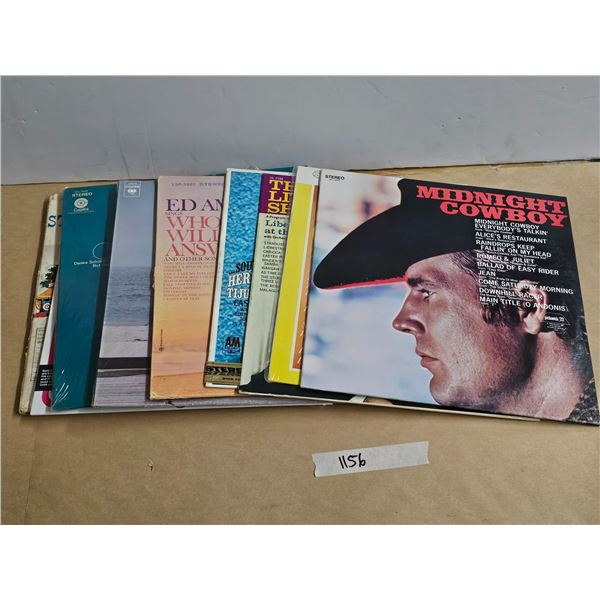 (9) Vintage Vinyl Records, Assorted Genre